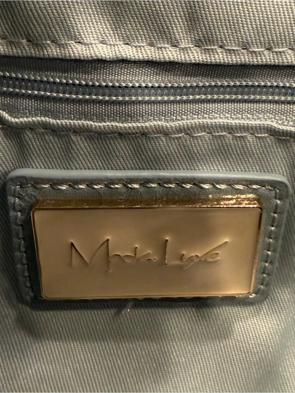 NWT Mode Luxe Elsy Satchel - Blue